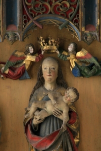 Maria im Mittelschrein des Hauptaltars